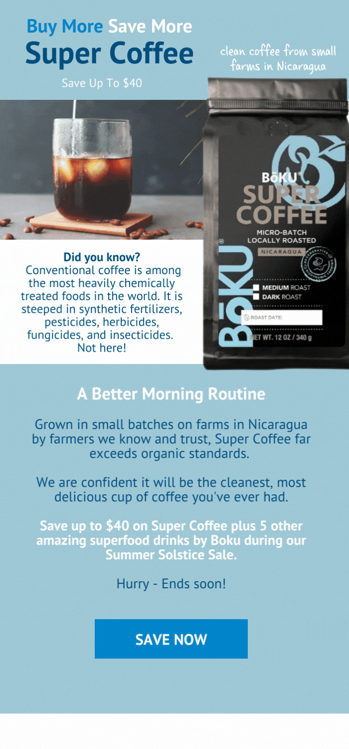 [NEW RECIPE] Chocolate Coconut Iced Coffee Boku Superfood