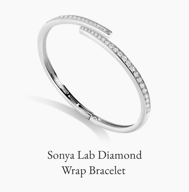 Sonya Lab Diamond Wrap Bracelet
