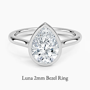 Luna 2mm Bezel Ring