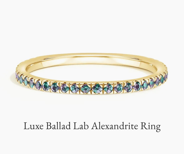 Luxe Ballad Lab Alexandrite Ring