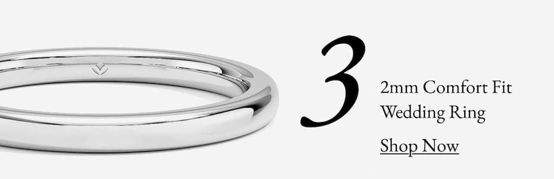 2mm Comfort Fit Wedding Ring