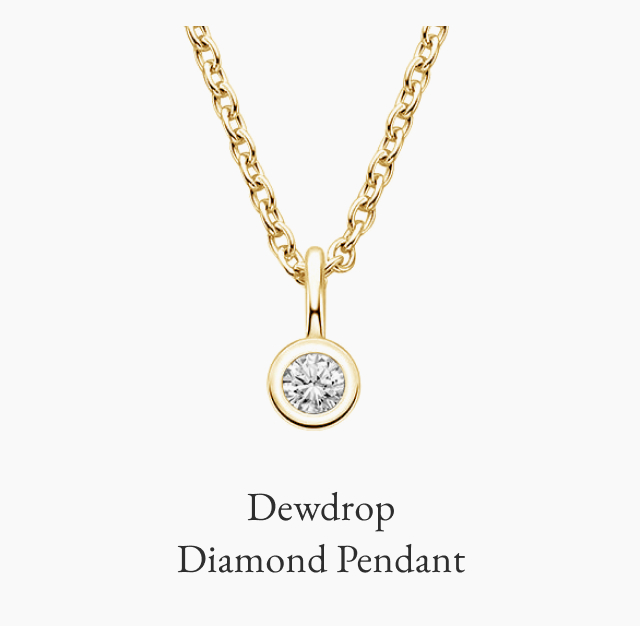 Dewdrop Diamond Pendant 
