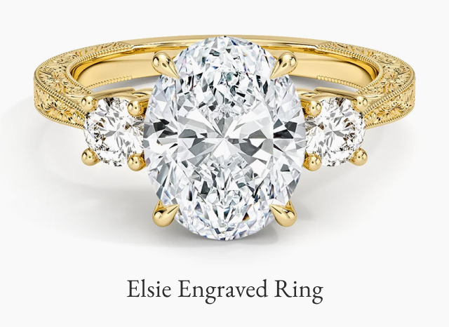 Elsie Engraved Ring