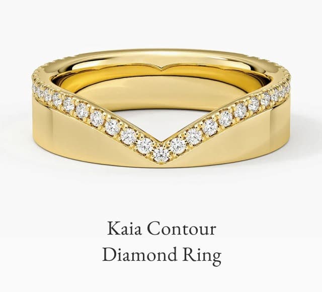 Kaia Contour Diamond Ring