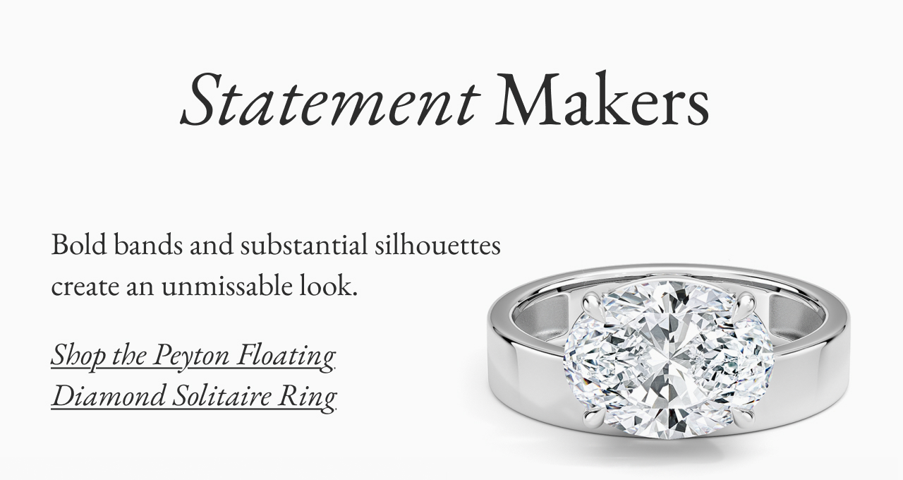 Shop the Peyton Floating Diamond Solitaire Ring