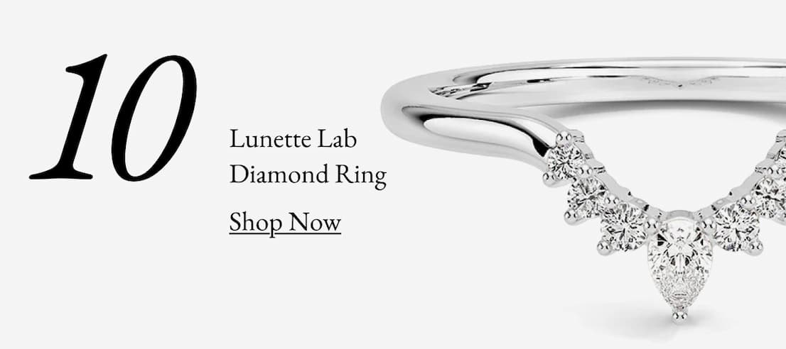 Lunette Lab Diamond Ring