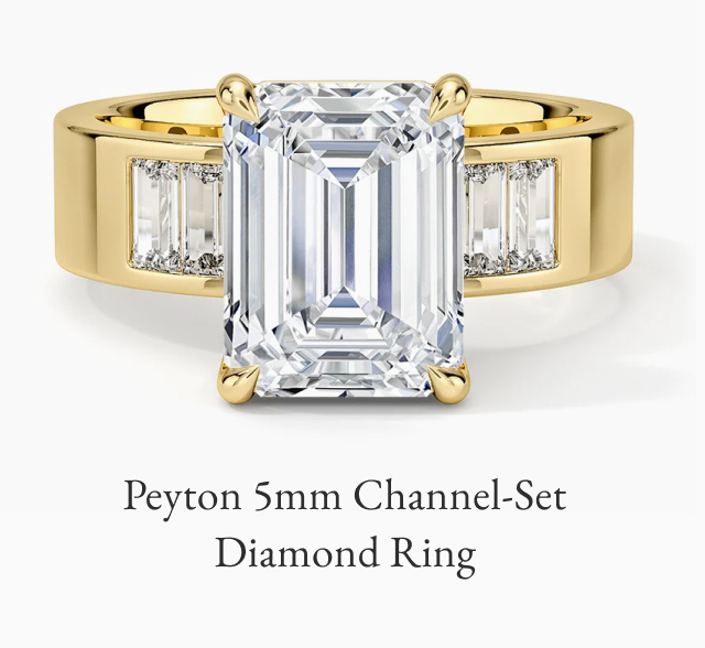 Peyton 5mm Channel-Set Diamond Ring