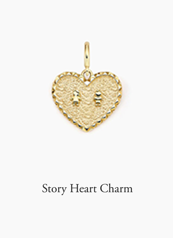 Story Heart Charm
