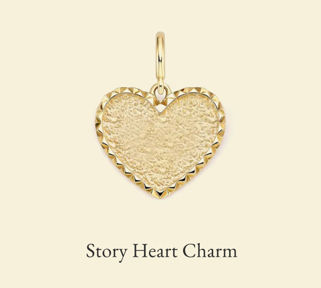 Story Heart Charm