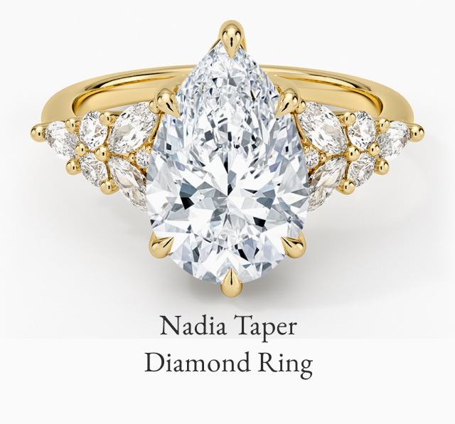 Nadia Taper Diamond Ring