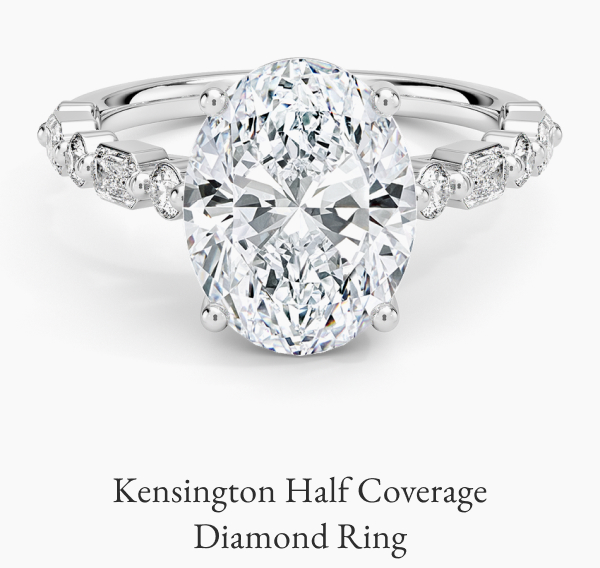 Kensington Half Coverage Diamond Ring