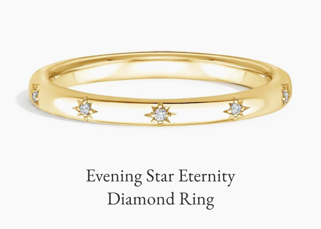 Evening Star Eternity Diamond Ring