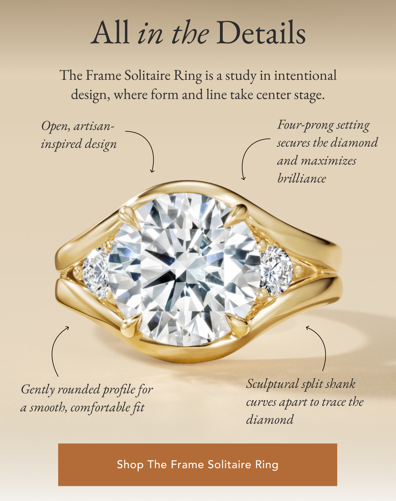 Shop The Frame Solitaire Ring