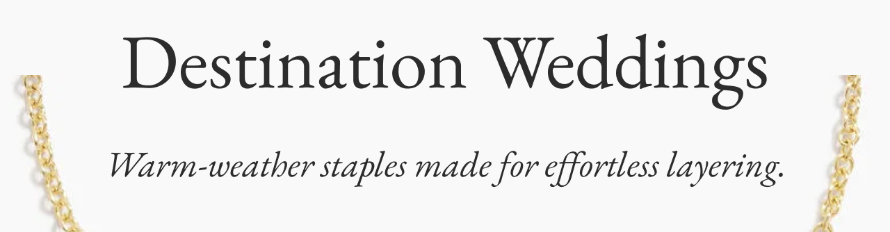 Destination Weddings