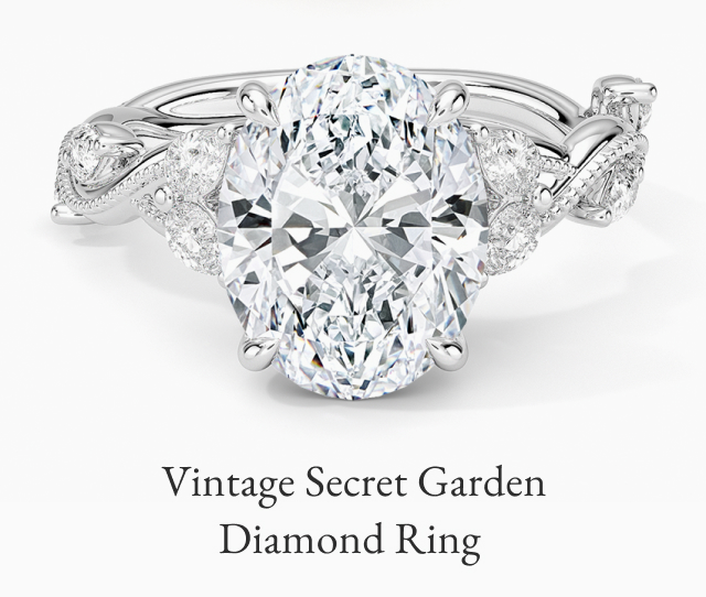 Vintage Secret Garden Diamond Ring