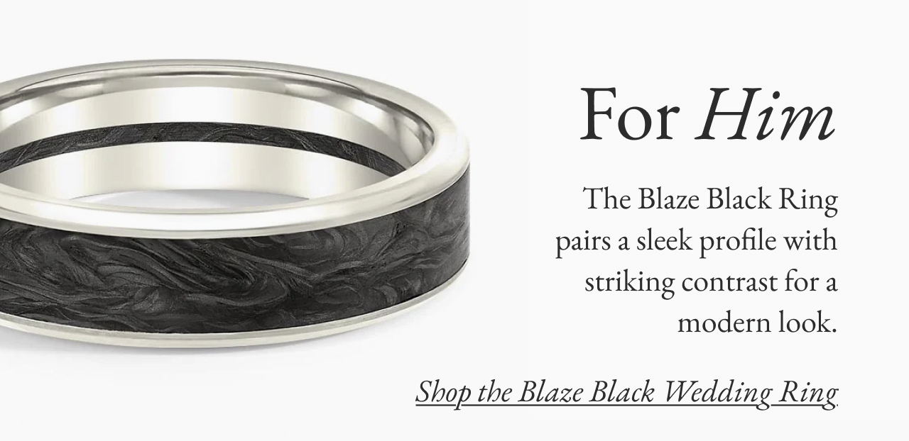 Shop the Blake Black Wedding Ring