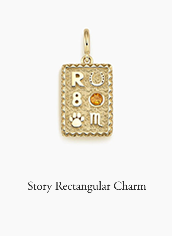 Story Rectangular Charm