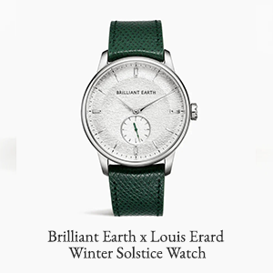 Brilliant Earth x Louis Erard Winter Solstice Watch