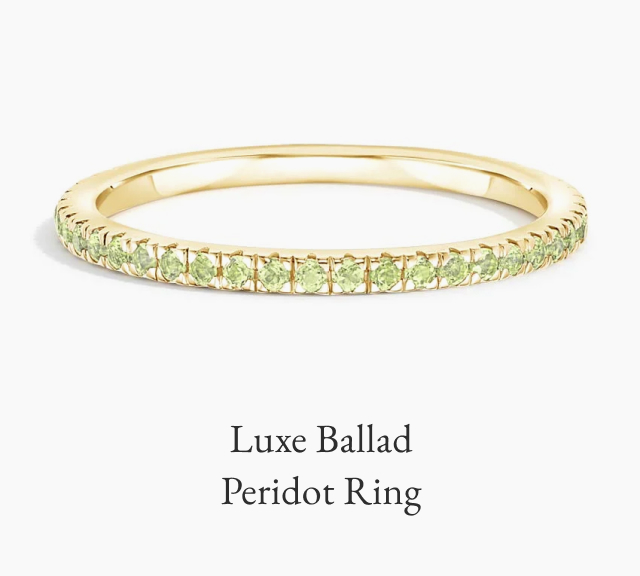 Luxe Ballad Peridot Ring