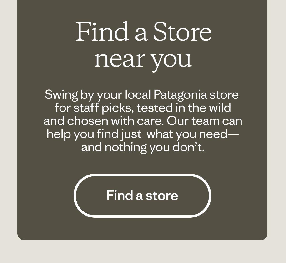 Find a Store near you