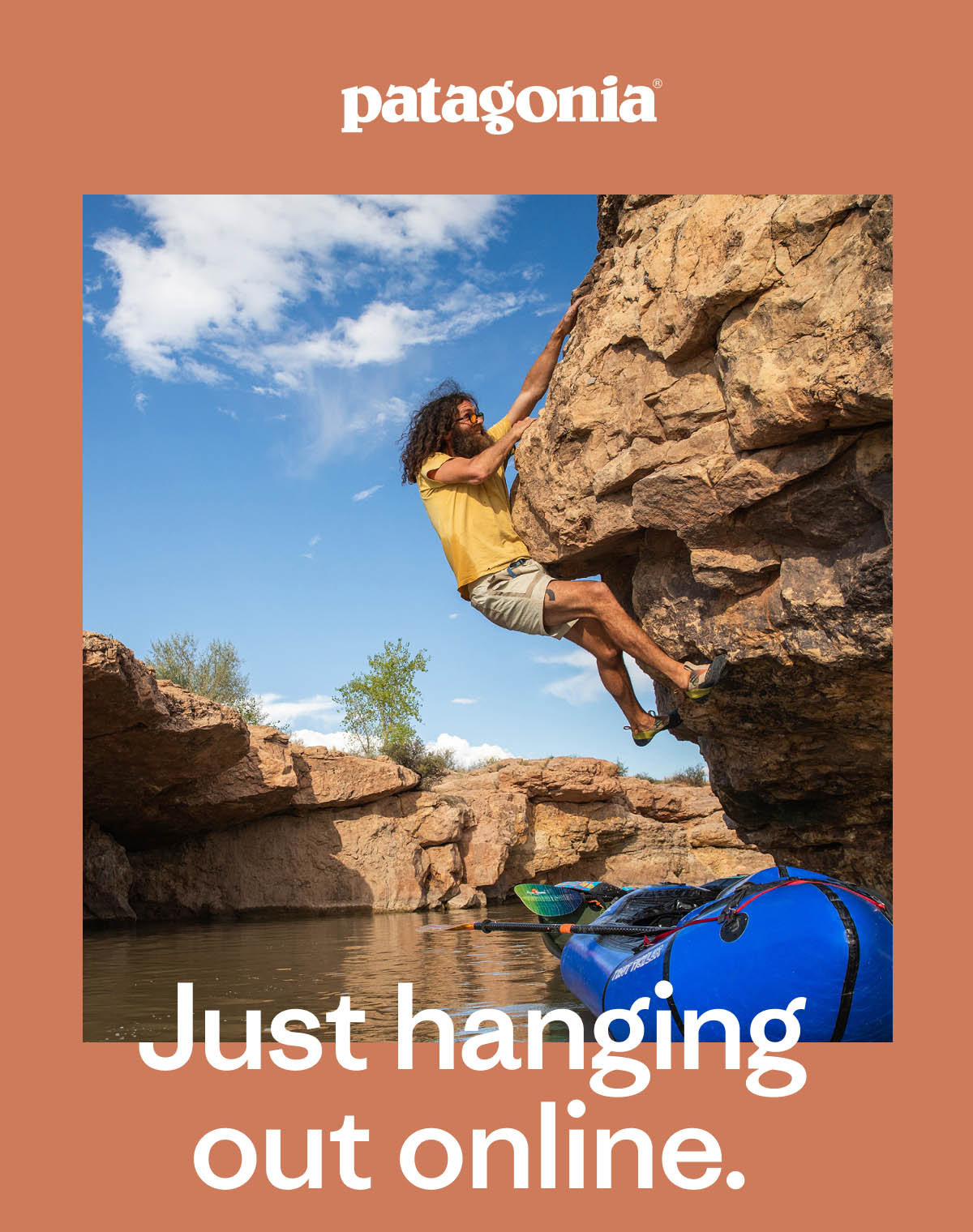 Just hanging out online.