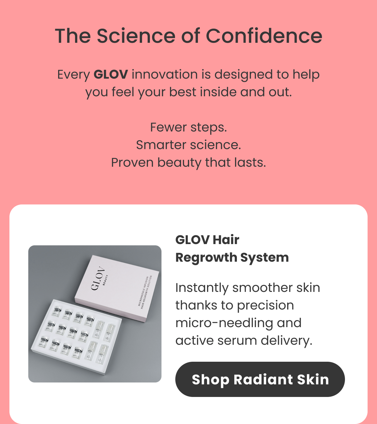 Pro Tip: Use the Micro-Infusion System once every 14 days for maximum radiance.  Allow 15 seconds after loading the serum for air release before applying.