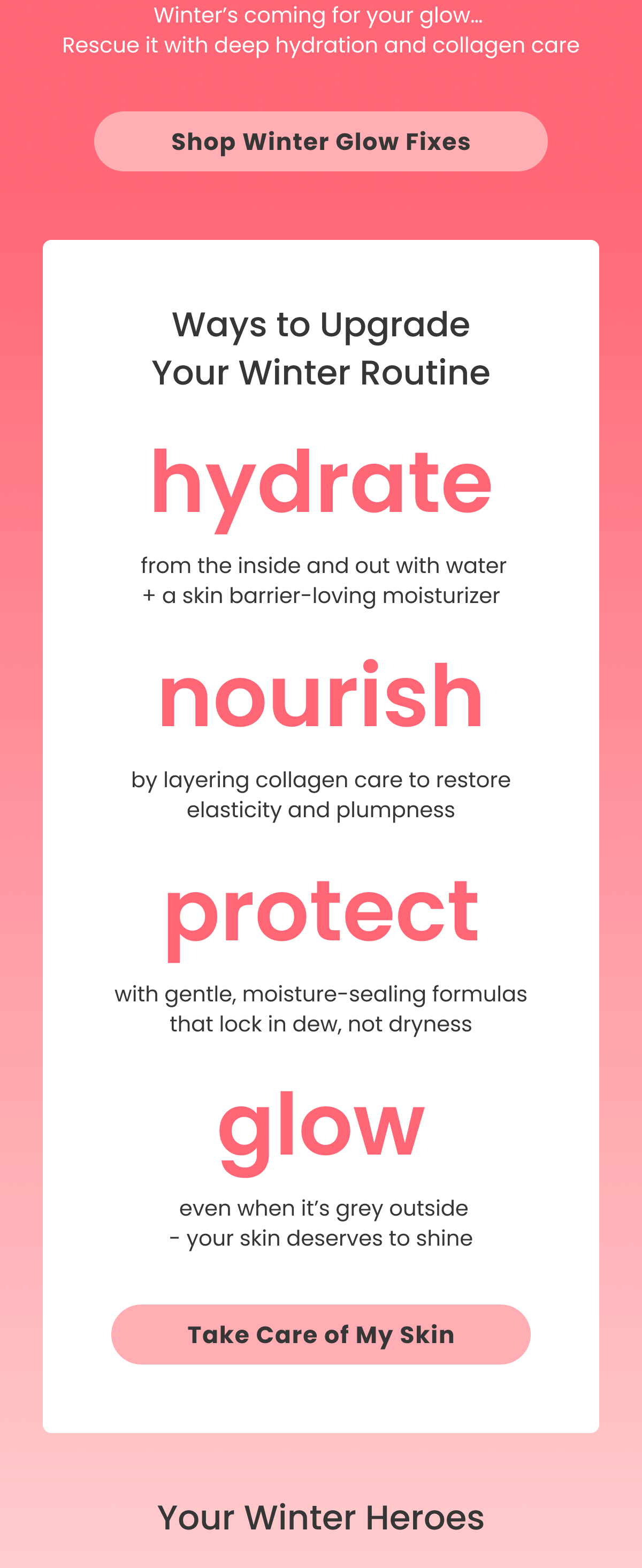 Each microneedle melts deep into your skin overnight, delivering: Snow Mushroom Extract - plumps and locks in moisture Vitamin C & Niacinamide - brighten and even tone Peptides & Hyaluronic Acid - smooth fine lines from within