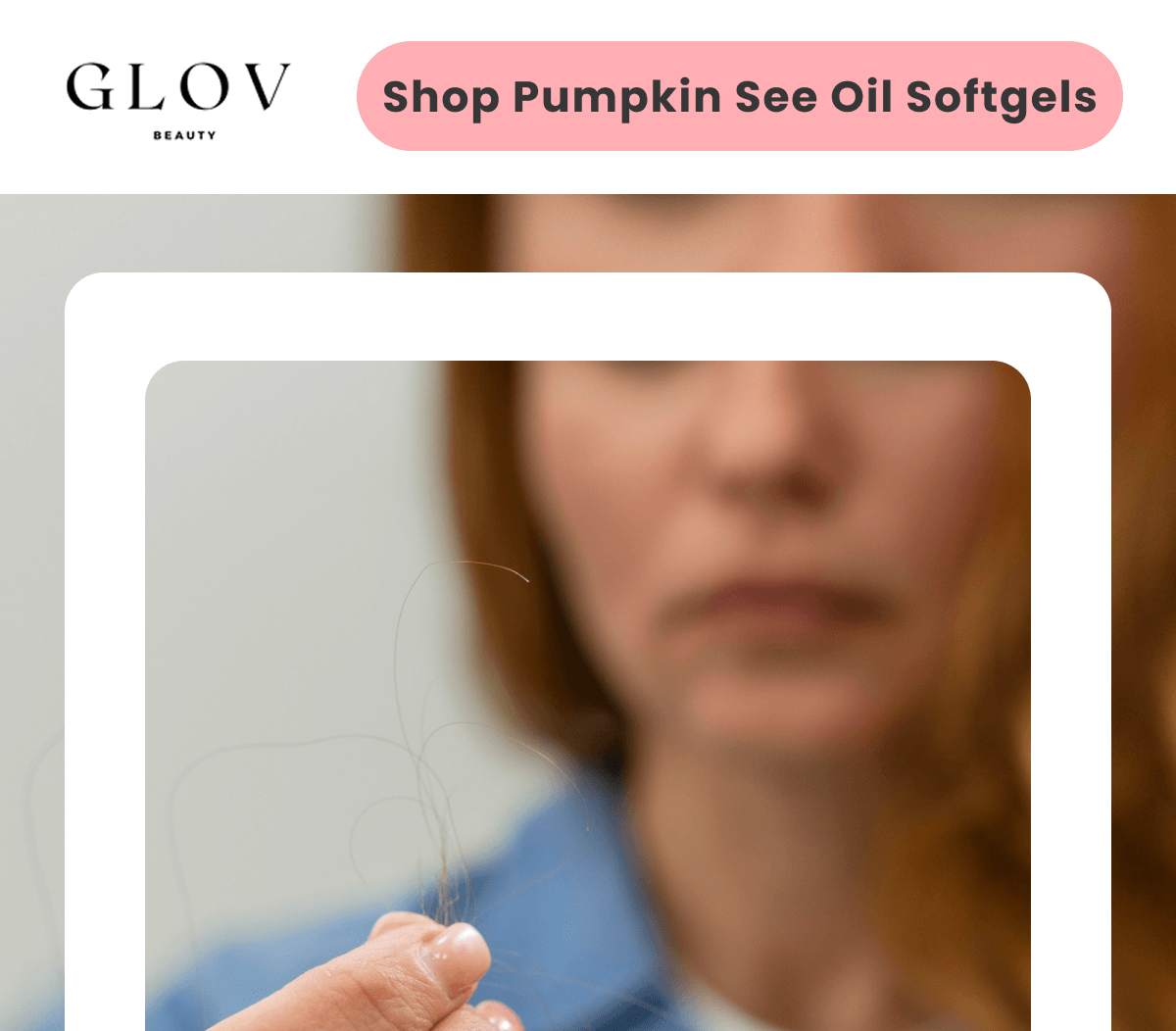 Hair loss is not ‘just aging’… And it's definitely not something you should ignore!
