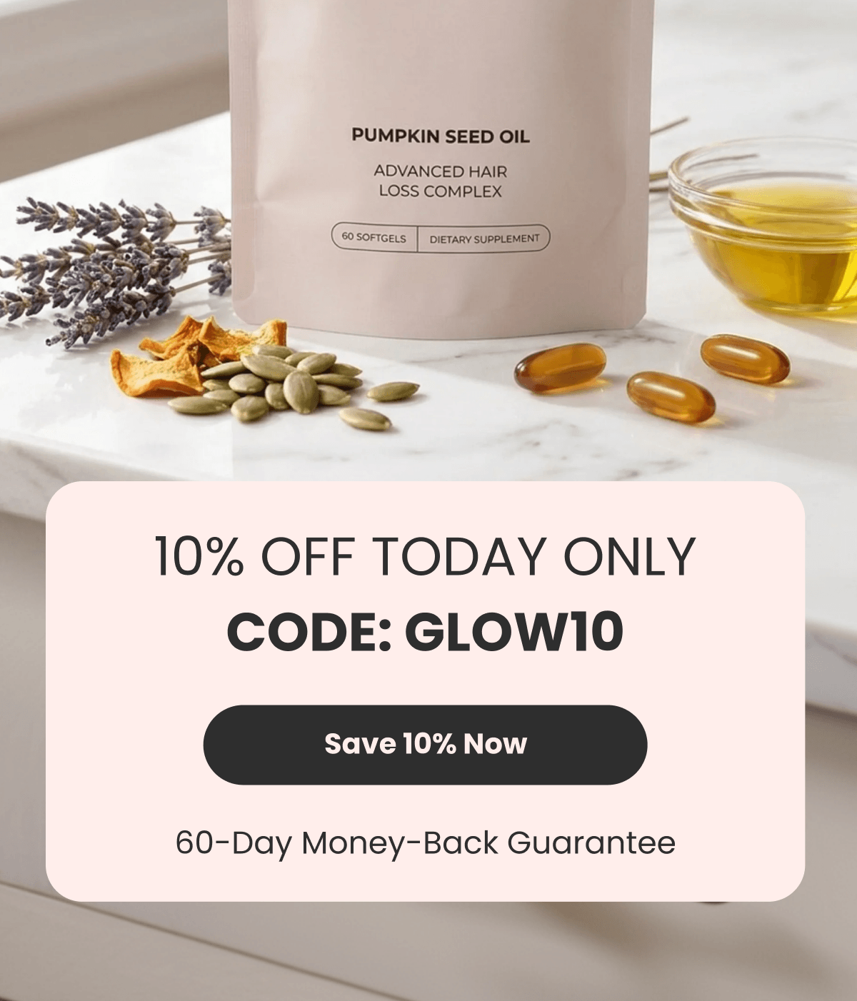 Sounds familiar? PUMPKIN SEED OIL ADVANCED
