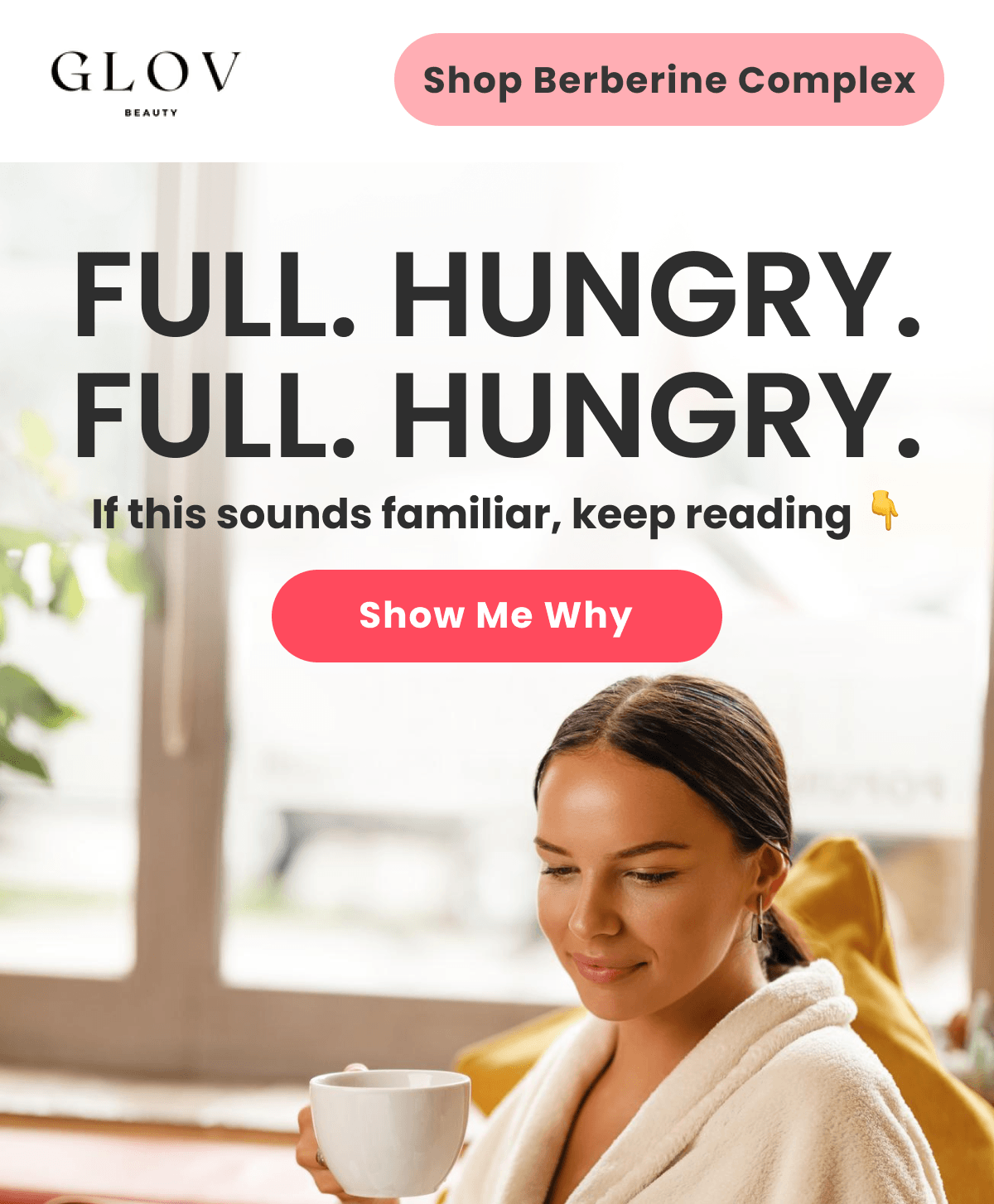 FULL. HUNGRY. FULL. HUNGRY. If this sounds familiar, keep reading 👇