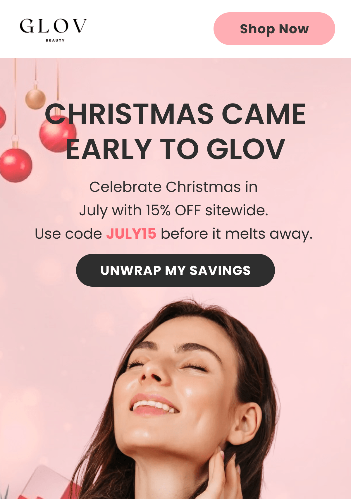 CHRISTMAS CAME EARLY TO GLOV