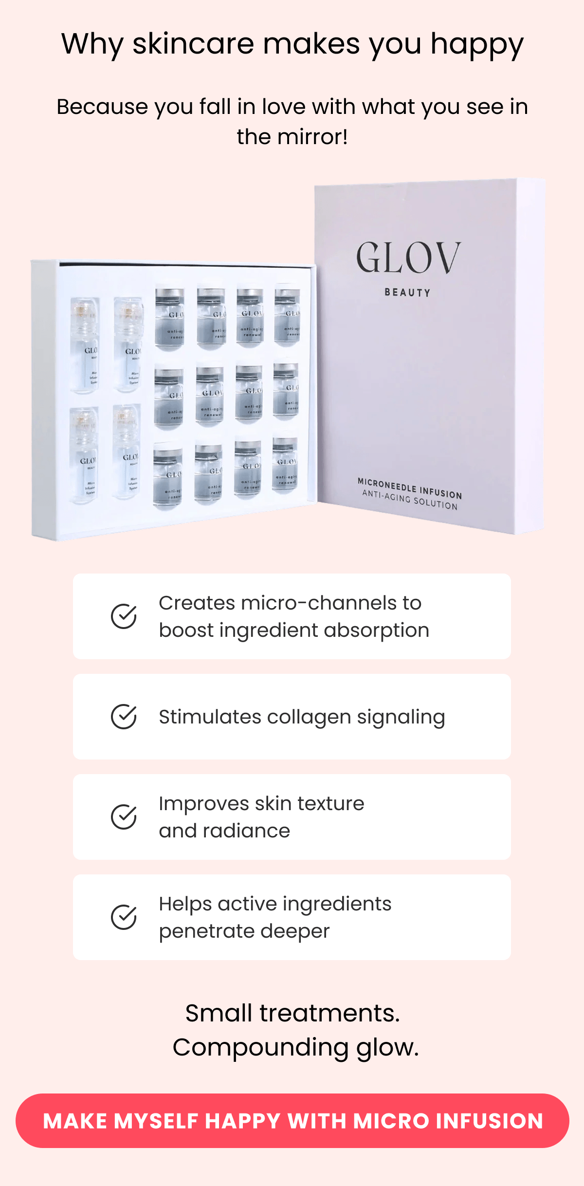 Why skincare makes you happy  Because you fall in love with what you see in the mirror!