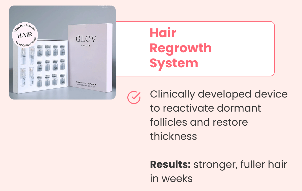 Hair Regrowth System Advanced micro-infusion tech for real follicle renewal.