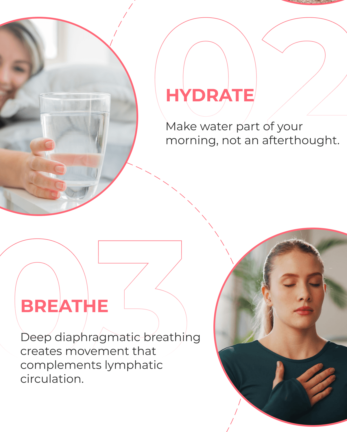 02 HYDRATE Make water part of your morning, not an afterthought.