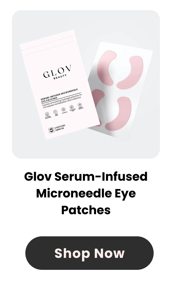 Glov Serum-Infused Microneedle Eye Patches