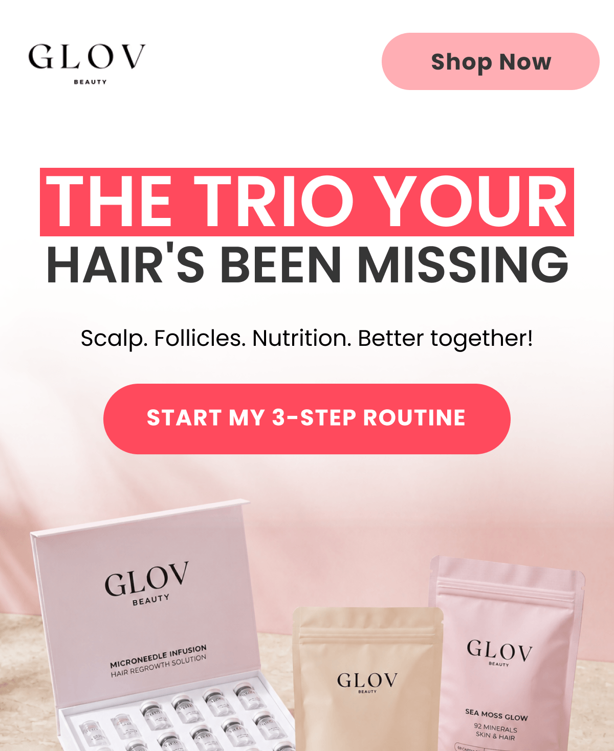 The trio your hair's been missing
