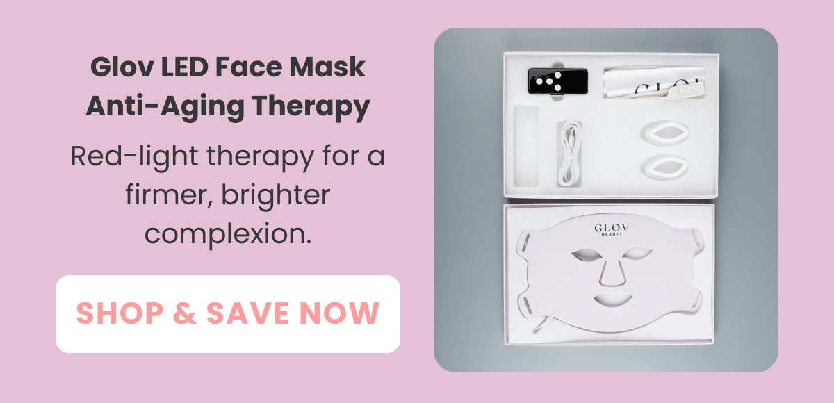 LED Face Mask Anti-Aging Therapy Red-light therapy for a firmer, brighter complexion.
