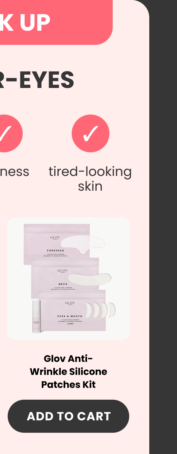 Glov Anti-Wrinkle Silicone Patches Kit