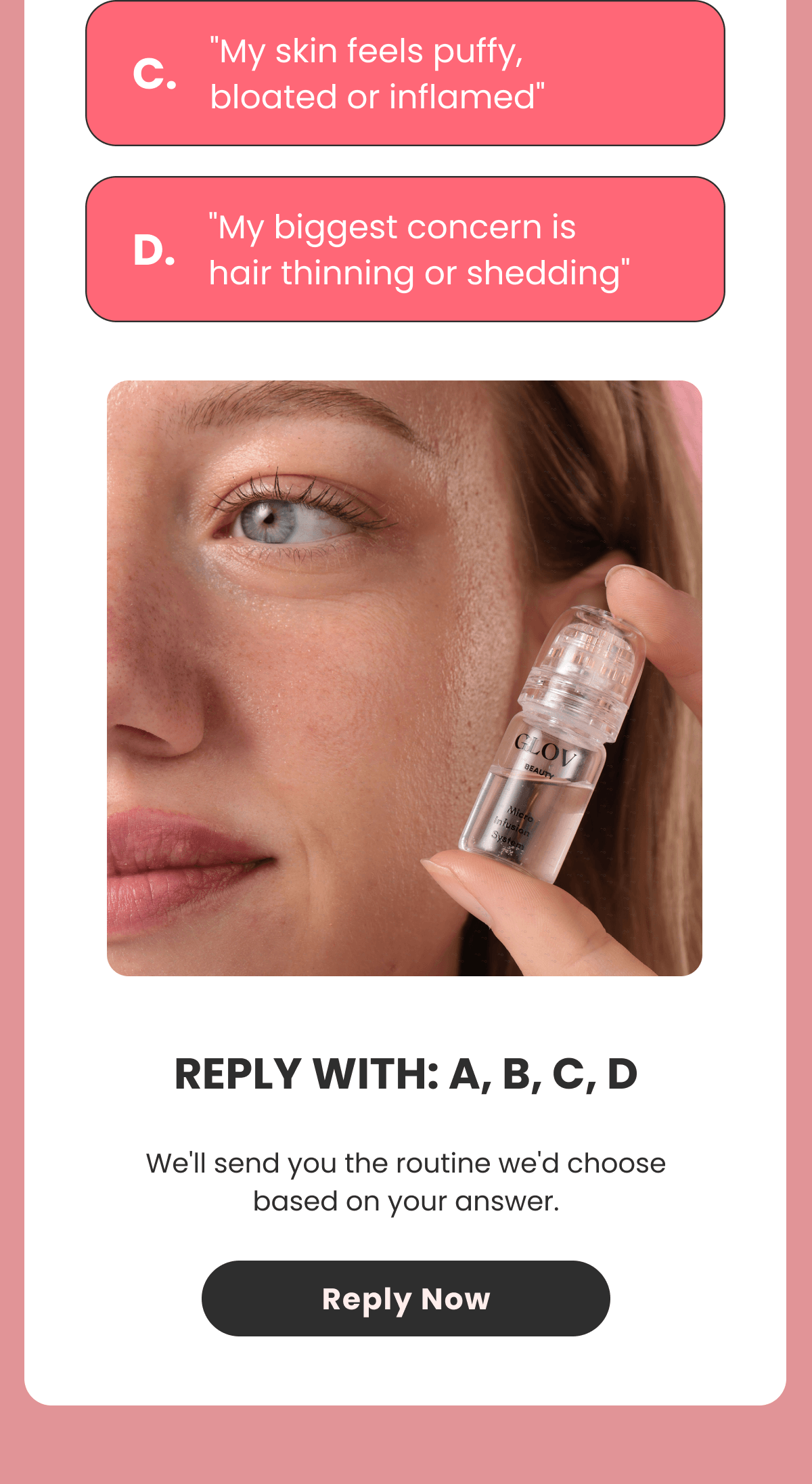 "My skin feels puffy, bloated or inflamed"
