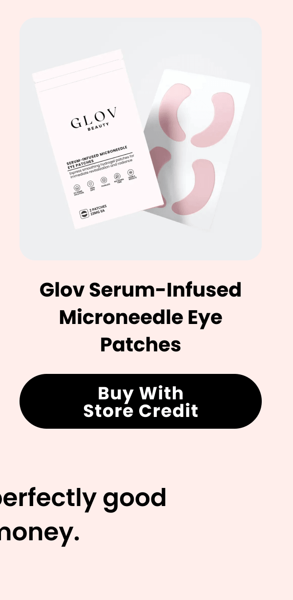 Glov Serum-Infused Microneedle Eye Patches