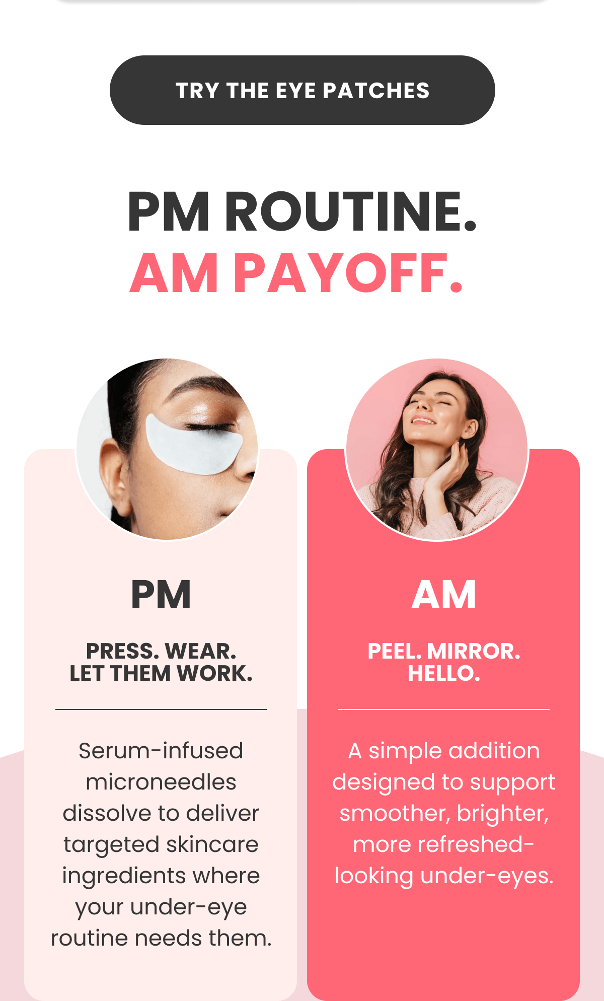 PM ROUTINE. AM PAYOFF.