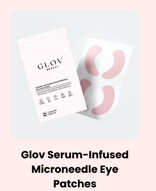 Glov Serum-Infused Microneedle Eye Patches
