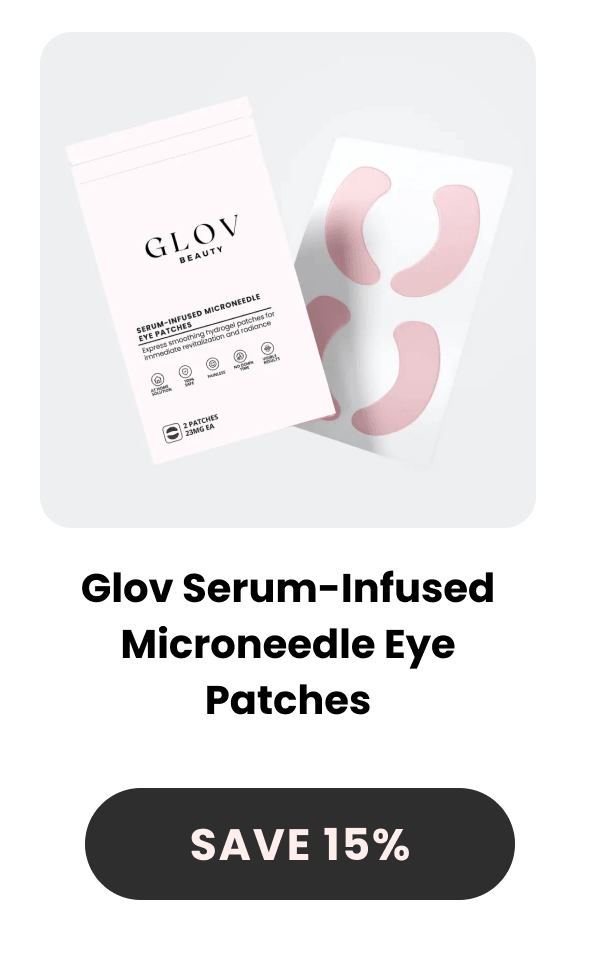 Glov Serum-Infused Microneedle Eye Patches