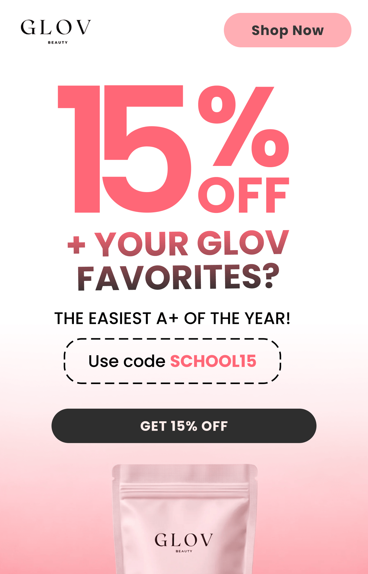 BACK TO SCHOOL? BACK TO GLOW!