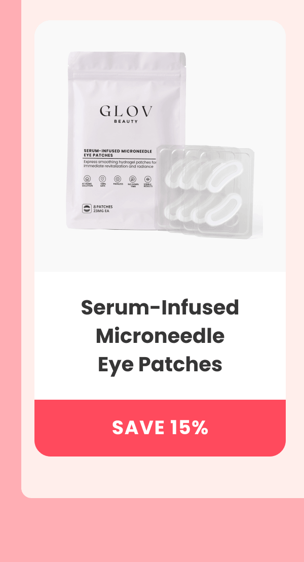 Glov Serum-Infused Microneedle Eye Patches
