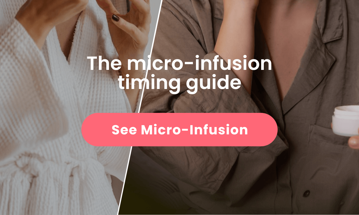 MORNING OR NIGHT? The micro-infusion timing guide