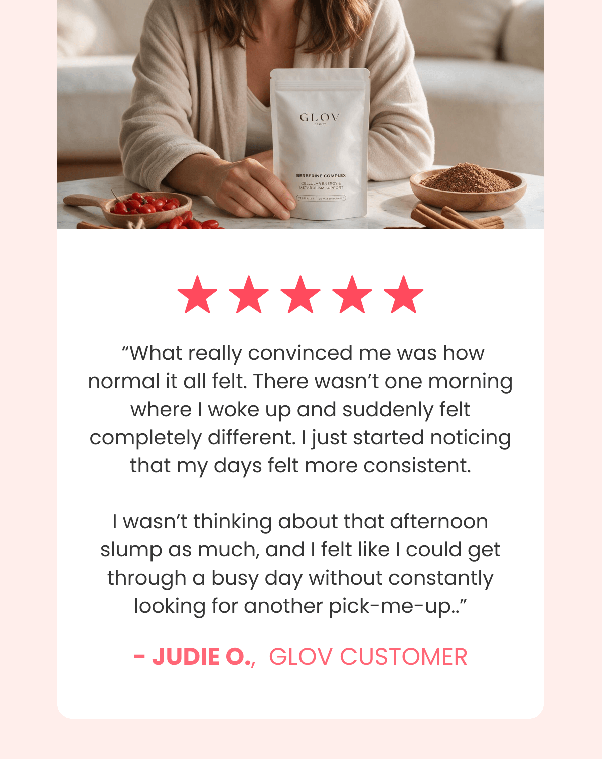  “What really convinced me was how normal it all felt. There wasn’t one morning where I woke up and suddenly felt completely different. I just started noticing that my days felt more consistent.