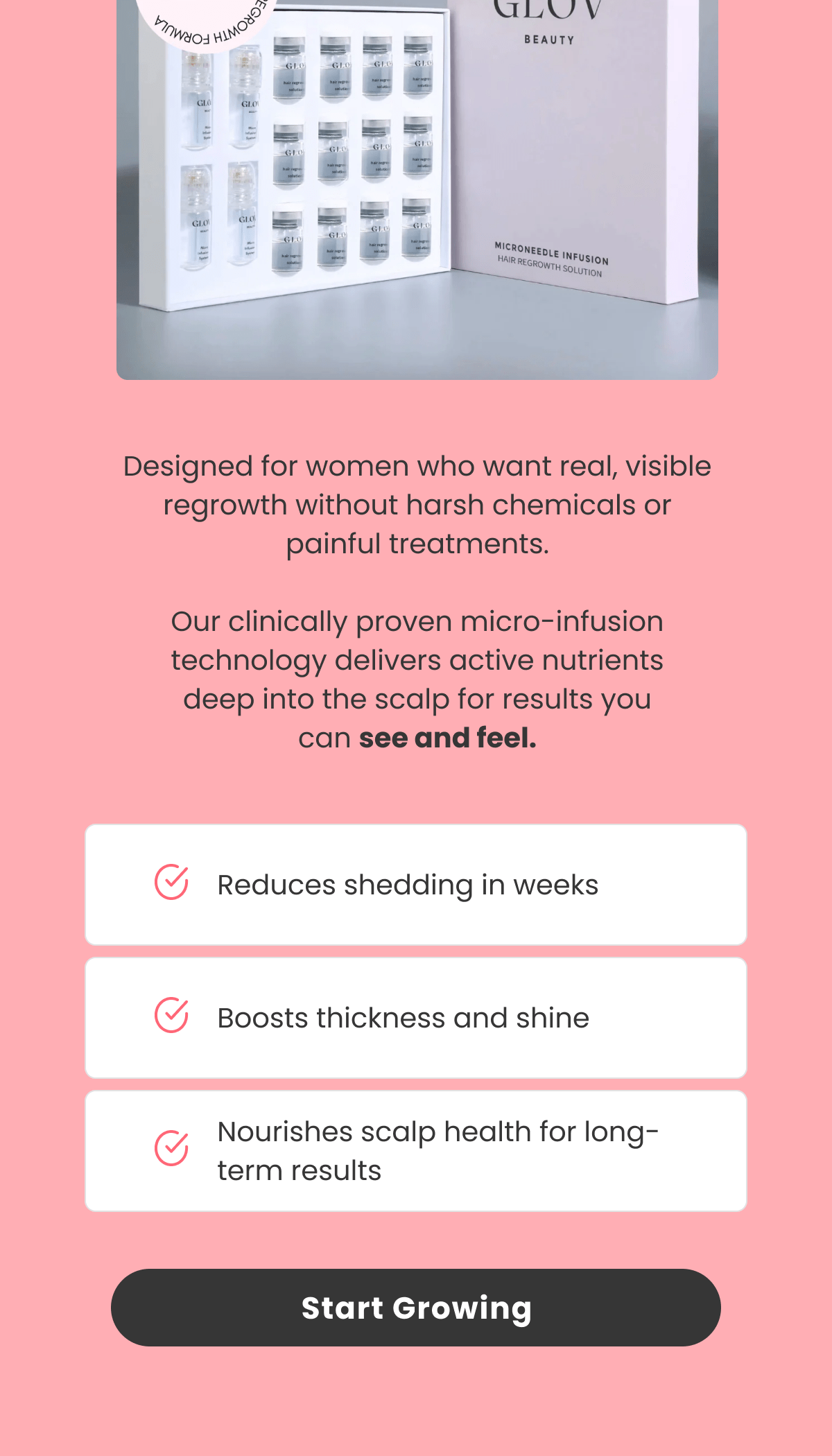 Hair Regrowth System Advanced micro-infusion tech for real follicle renewal.