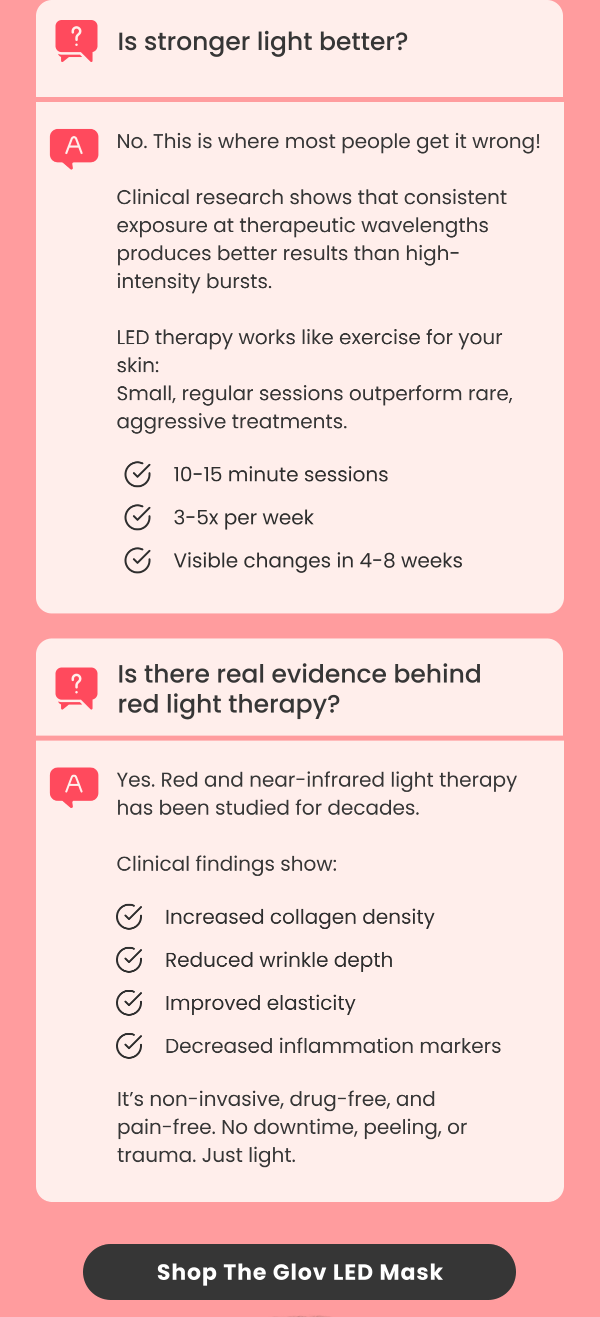 Is stronger light better? No. This is where most people get it wrong!