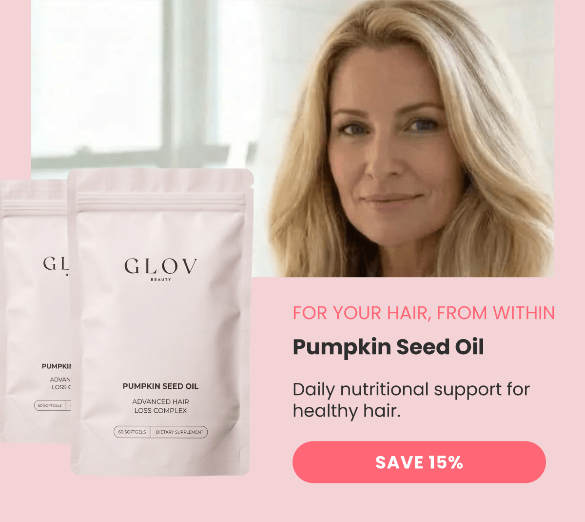 FOR YOUR HAIR, FROM WITHIN Pumpkin Seed Oil